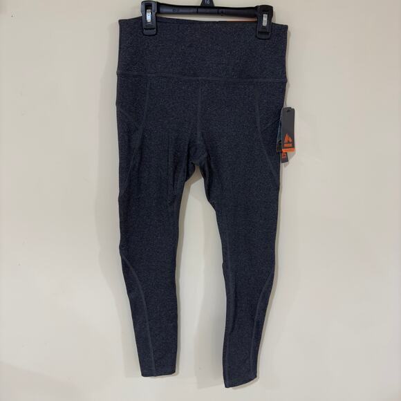 RBX Active Womens Size Small 7/8 Ankle Length Yoga Pants Leggings Grey Heather - Picture 1 of 4